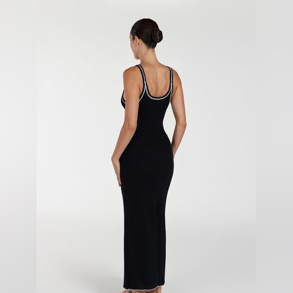 DISSH Signature Contrast Scoop MIDI dress sleeveless size: XL - Picture 4 of 15